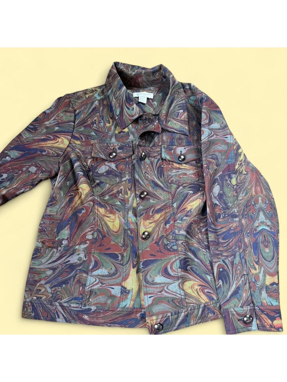 Christopher & Banks Women's Multi and Brown Jacket